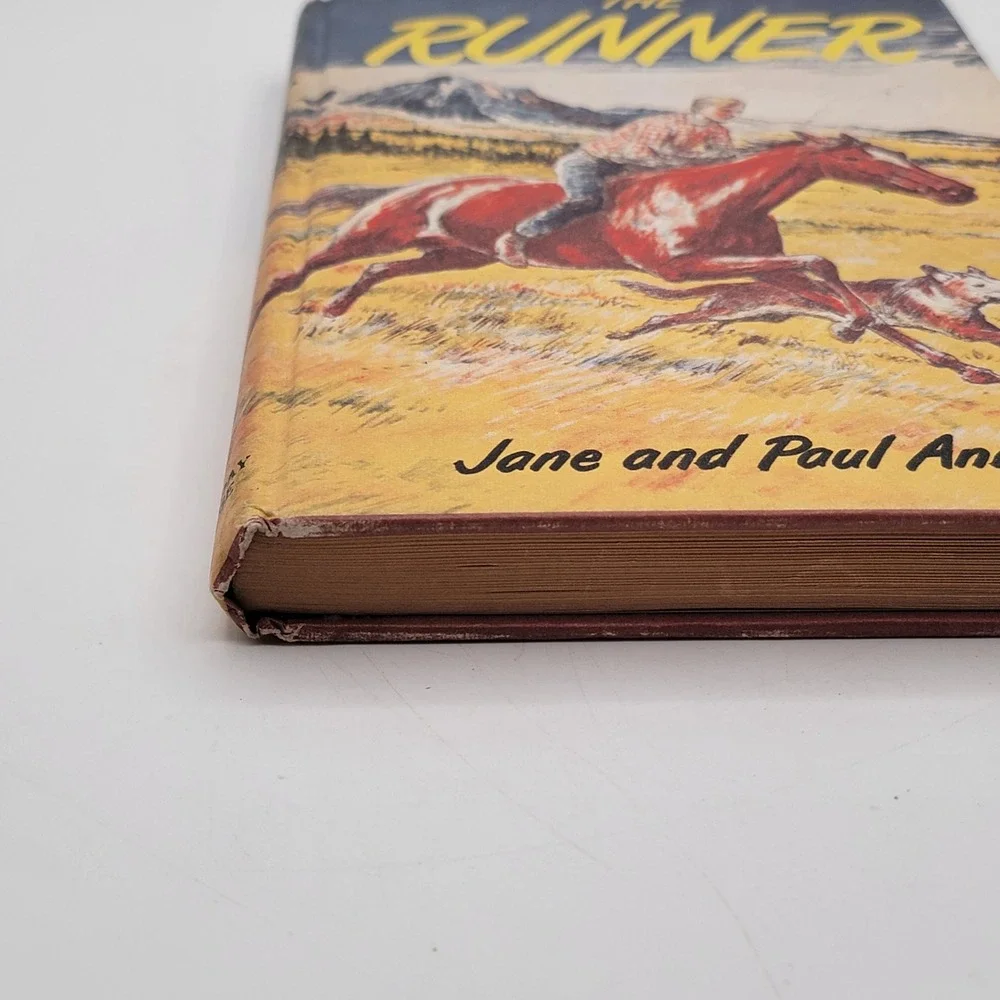 Jane and Paul Annixter The Runner Hardcover Holiday House Horse Story Good